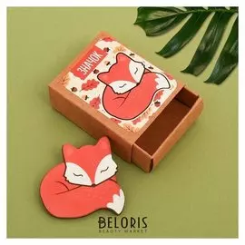 Значок в коробочке Лиса