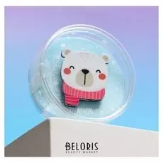 Значок в тубусе «Медведь», 5,5 х 5,5 см