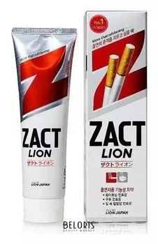 Зубная паста Отбеливающая "Zact Lion"