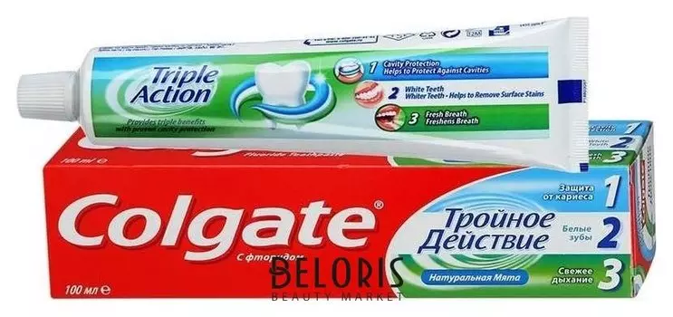 Зубная паста "Тройное действие" (Объем 100 мл)