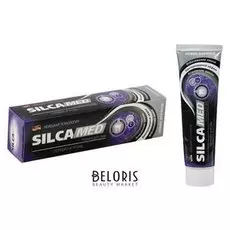Зубная паста Silcamed серебро и уголь, 130 г