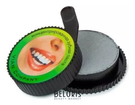 Зубная паста Vian с углем бамбука, концентрированная, 25 г