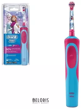 Зубная щетка электрическая детская ORAL-B серия "Холодное сердце", 3+ лет