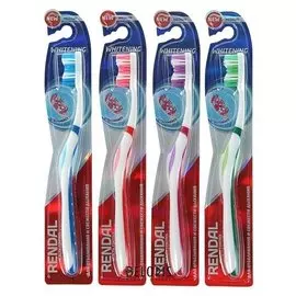 Зубная щётка Rendall Whitening, средней жёсткости, 1 шт.