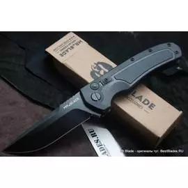 Автоматический складной нож Raven Black