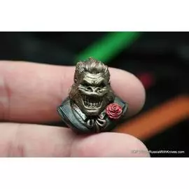 Бусина "Джокер" (Нейзильбер,бронза,медь,эмаль)