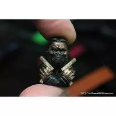 Бусина "Джон Вик" (Нейзильбер,бронза)