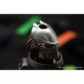 Бусина "Хищник с маской" (Магнит,нейзильбер,бронза)