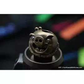 Бусина "Свинка" (Латунь)