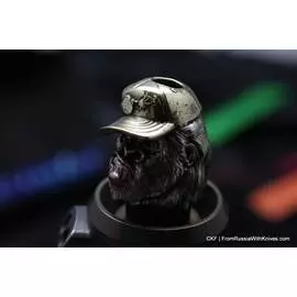 Бусина "Взрывной характер" (Нейзильбер,бронза,латунь)