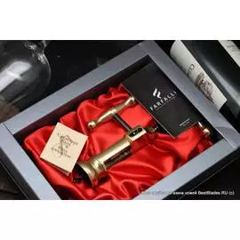 Farfalli FR O200.OT KING - штопор с воротом, корпус цельнометалл.,аллюмин., цвет золот.