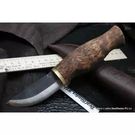 Нескладной нож Ahti Leuko Kaira (Carbon Steel) 70 мм. 9612 (Ahti)