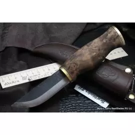 Нескладной нож Ahti Leuku (Carbon Steel) 90 мм. 9609 (Ahti)