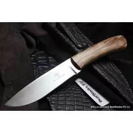Нескладной нож Buffalo, Spalted Maple 110 мм. AB/Buffalo R SPALTED MAPL (Arno Bernard)