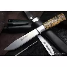 Нескладной нож Hunter Premium + мусатик 16322 (Brusletto)