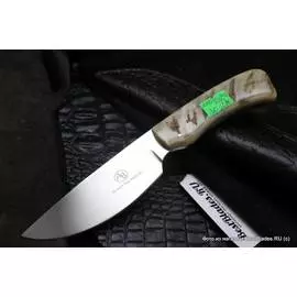 Нескладной нож Warthog, рог барана 90 мм. AB/Warthog SHEEP HORN (Arno Bernard)