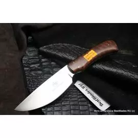 Нескладной нож Warthog, змеиное дерево 90 мм. AB/Warthog SNAKE WOOD (Arno Bernard)