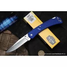 Нож Buck 0110BLS2 110 Slim Select - нож складной, сталь 420HC, рукоять синий нейлон