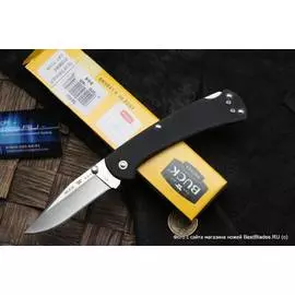 Нож Buck B0112BKS6 112 Slim Pro - нож складной, сталь S30V, рукоять чёрная G-10