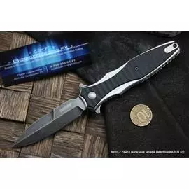 Нож Керш K1559 Decimus - нож складной, алюм. рук-ть с накладкой G10, сталь 8Cr13MoV