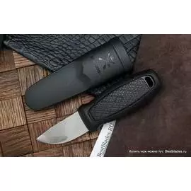 Нож Morakniv Eldris, нержавеющая сталь, черный