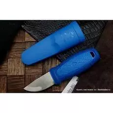 Нож Morakniv Eldris, нержавеющая сталь, синий