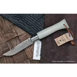 Нож Opinel №6 Trekking, нержавеющая сталь, серый
