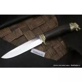 Нож Рыбак (95х18,литье латунь)