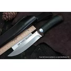 Нож с фиксированным клинком АиР Лиса (кожа, 95х18)