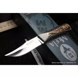 Нож с фиксированным клинком Muela Criollo Bowie Stag Handle BWE-8A
