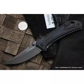 Нож складной BK01RY964 Nero - сталь 440A, рукоять G10