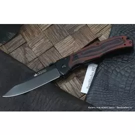 Нож складной Kizlyar Supreme Prime (D2,G10,Black Titanium)