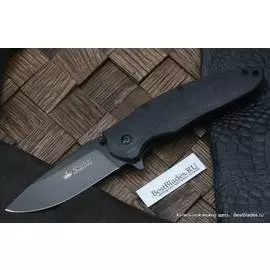 Нож складной Kizlyar Supreme Zedd (Aus-8,G10,Black Titanium)