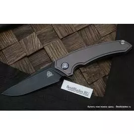 Нож складной Maxace Aiorosu Heng (Пурпурный титан,Black Blade,14c28n)AH12