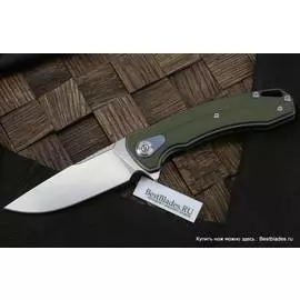 Нож складной Maxace Balance-M (Зеленая G10,Stonewash Blade,M390)MBM06