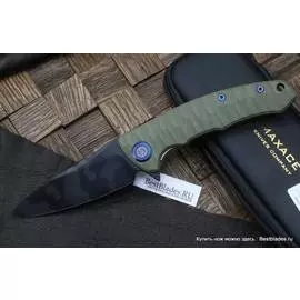 Нож складной Maxace Corvus-K (Зеленая G10,камуфляжный клинок,K110) MCVK06