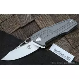 Нож складной Maxace Panzer (Рукоять пескоструй,клин стоунвош,14C28N)MPZ01