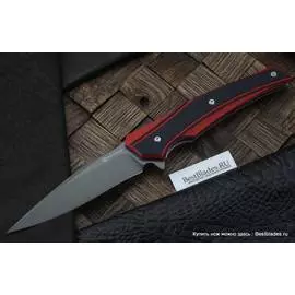 Нож складной Maxace Ranger (Черно-красная G10,серый клинок,XW42)MRG01