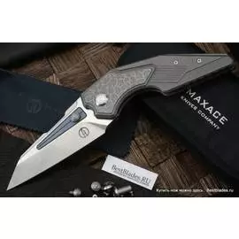Нож складной Maxace Zerg (Вставка ,рукоять-стоунвош,M390)MWZ02