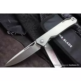 Нож складной Mr. Blade Keeper M390 рукоять титан анодировка в зеленый