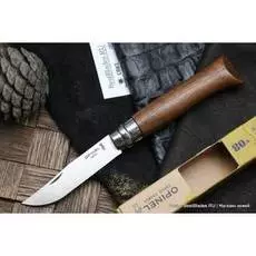 Нож складной Opinel 8 рукоять орех (коробка)