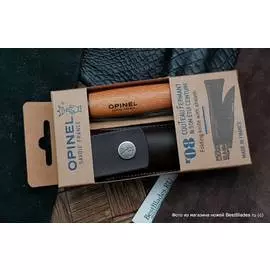 Нож складной Opinel 8 в коробке с чехлом
