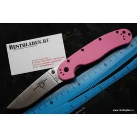 Нож складной RAT-1 Розовый ONT/8865
