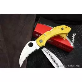 Нож складной Spyderco Dragonfly 2 Salt Hawkbill H1 28SYL2HB