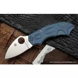 Нож складной Spyderco Meerkat Blue V-TOKU2 C64PBLE