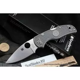 Нож складной Spyderco Native 5 Grey MAXAMET C41PGY5