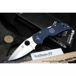 Нож складной Spyderco Native 5 S110V Blue C41PDBL5