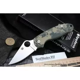 Нож складной Spyderco Para 3 S30V камуфляжный 223GPCMO