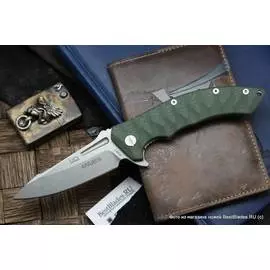 Нож складной Viking Nordway ANUBIS K461 зеленая рукоять