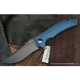 Нож Zero Tolerance 0920BLUBLK - нож склад., рукоять титан синий., клинок CPM-20CV
